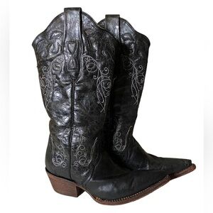 J.B.Dillon Women’s Leather Cowgirl Boots